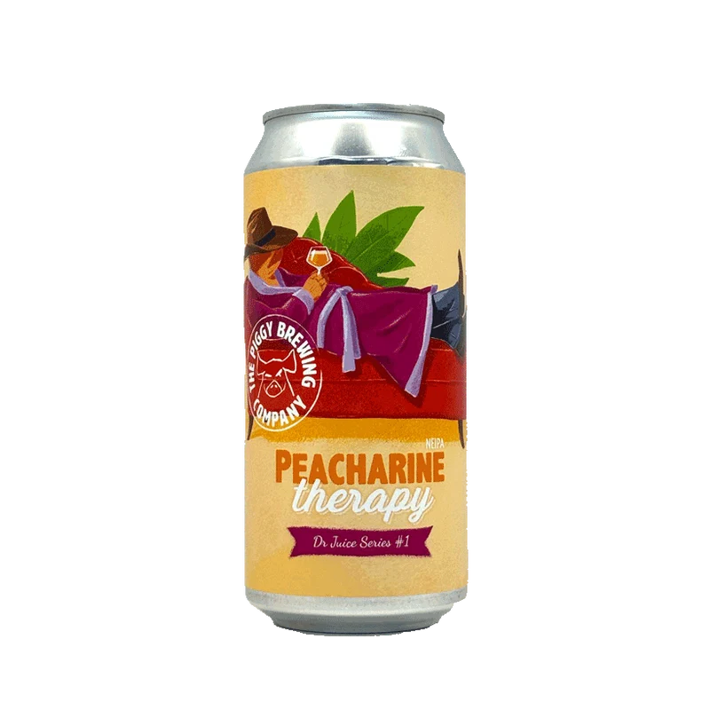 Piggy Brewing - Peacharine Therapy 44cl | NEIPA