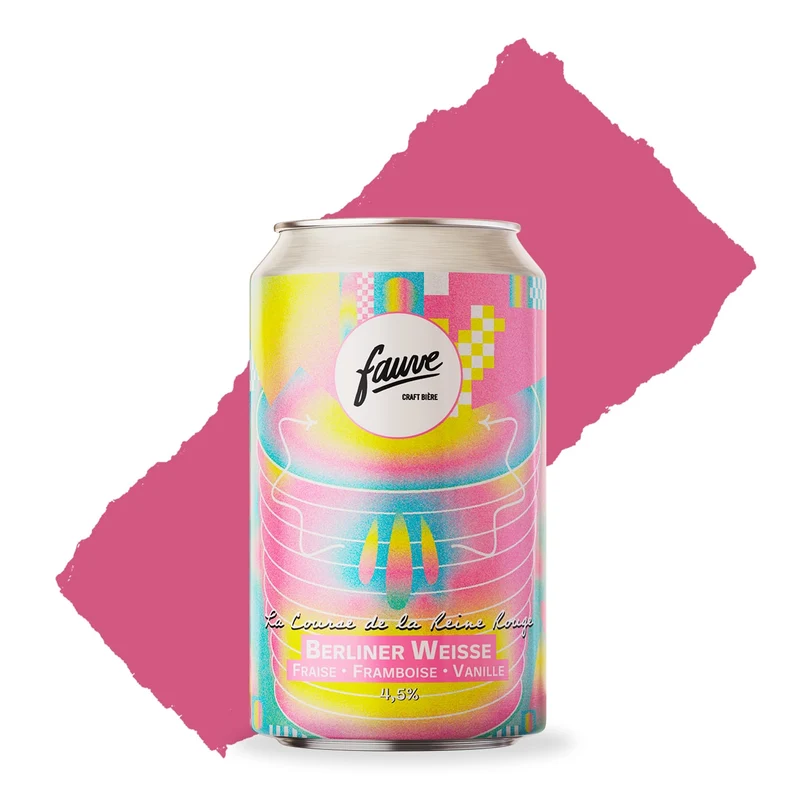 La Course de la Reine Rouge - Berliner Weisse, Fraise, Framboise, Vanille - 33cL