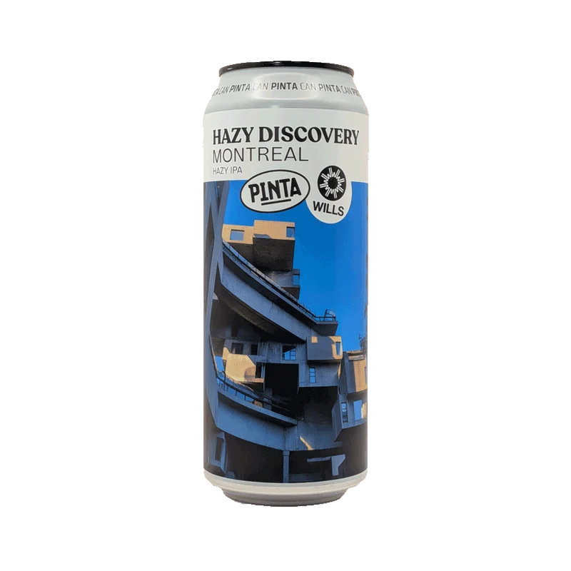 Pinta collab' Wills - Hazy Discovery Montreal 50cl | Hazy IPA