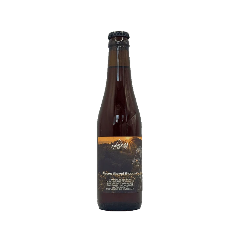 Mogwaï - Retro Floral Blooms 33cl | Imperial Saison de fermentation mixte viellie en barriques sur marc de muscat avec ajout de fleurs de sureau