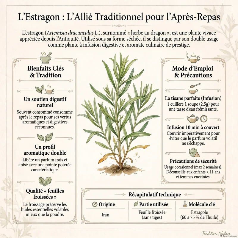 Estragon tisane | Feuilles coupées