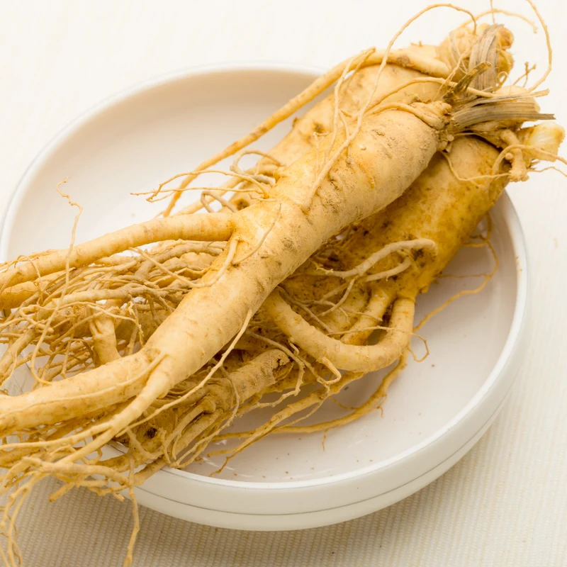 Ginseng (blanc) racine coupée