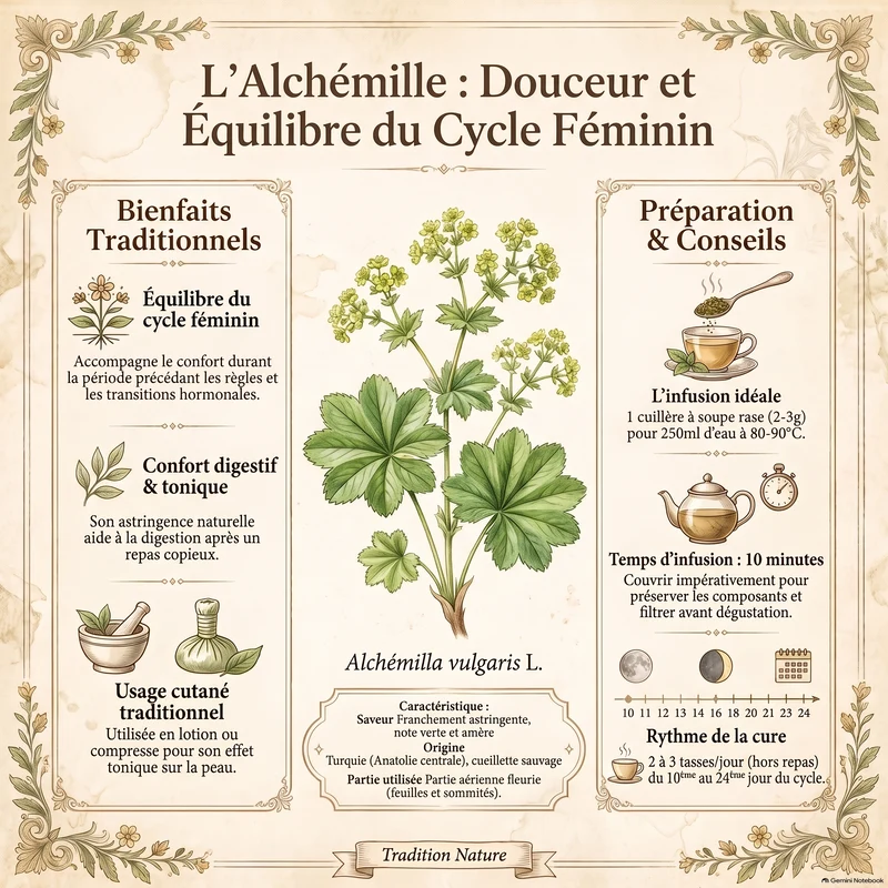 Alchémille vulgaire tisane - Plante coupée vrac