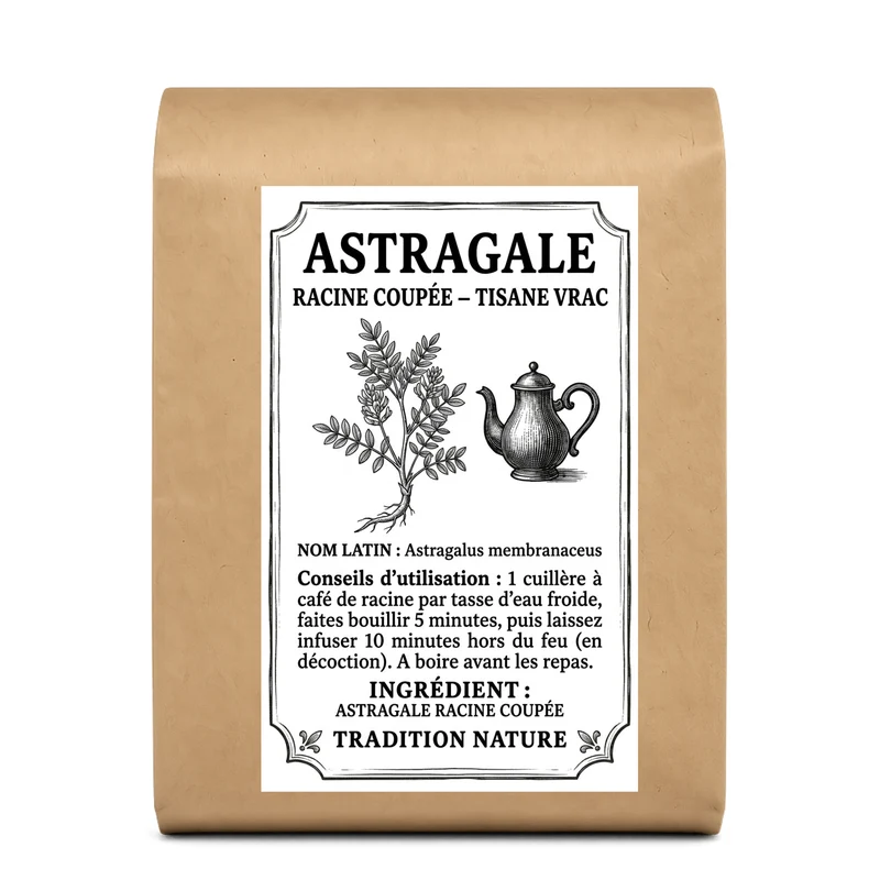 Astragale racine coupée – Tisane vrac (Astragalus membranaceus)