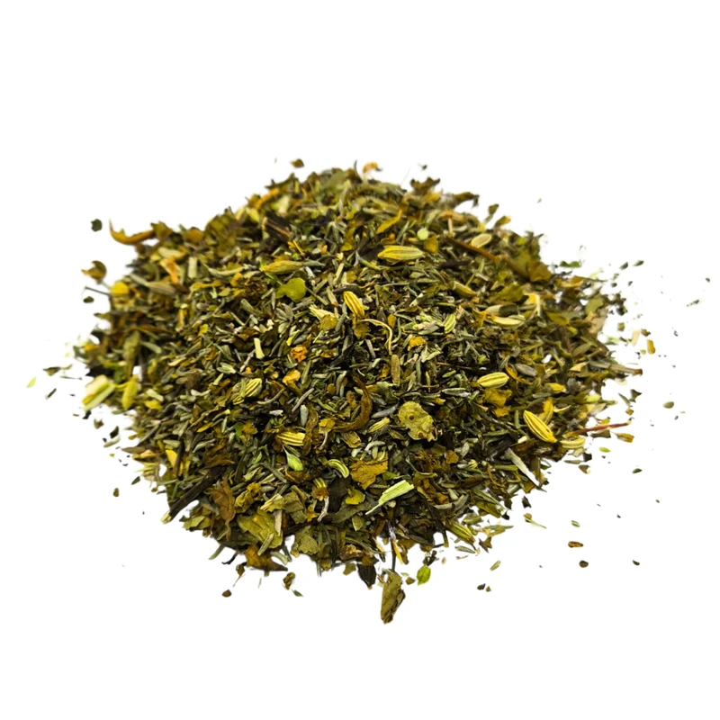 L’Infusion Réconfortante – Tisane Thym, Menthe & Mauve