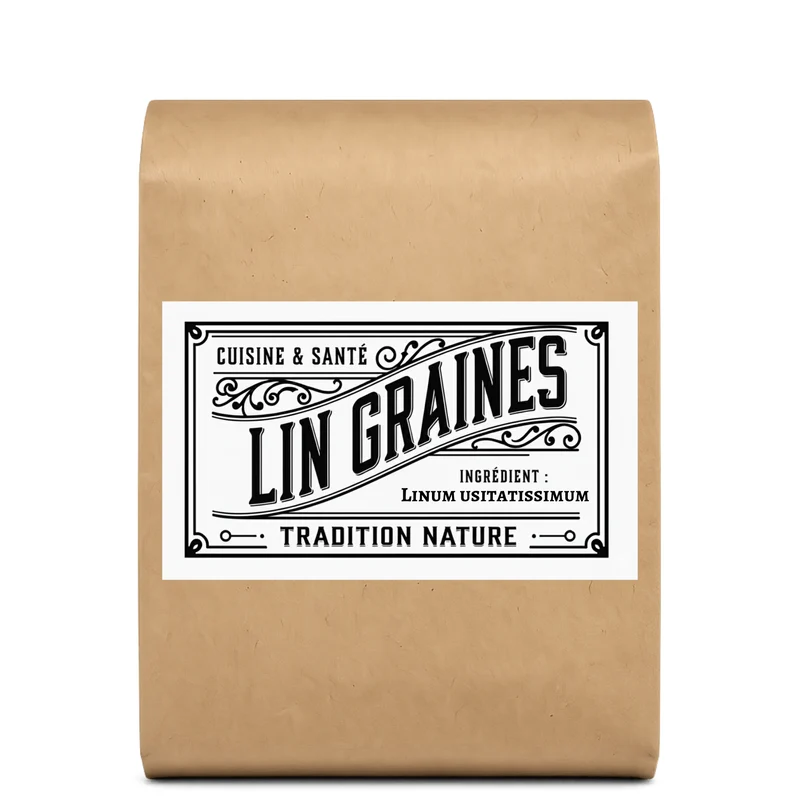 Graines de lin brun
