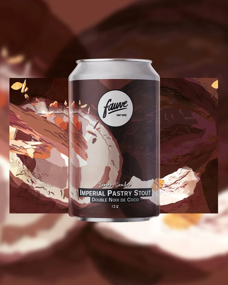 Ivoire Sombre - Imperial Pastry Stout - Double Noix de Coco - 33cl