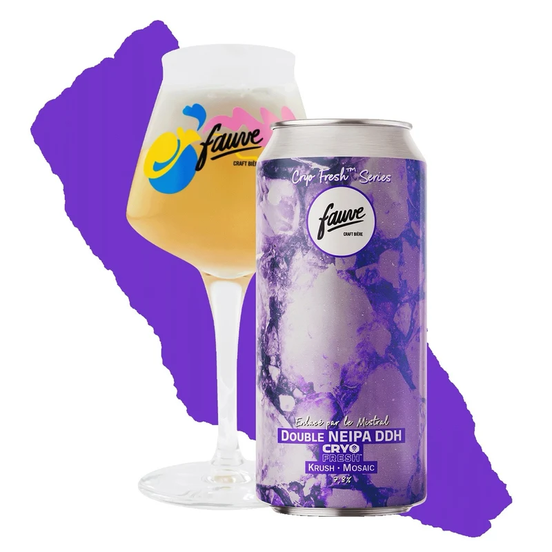 Enlacé par le Mistral - Double NEIPA DDH Cryo Fresh, Krush, Mosaic - 44cL