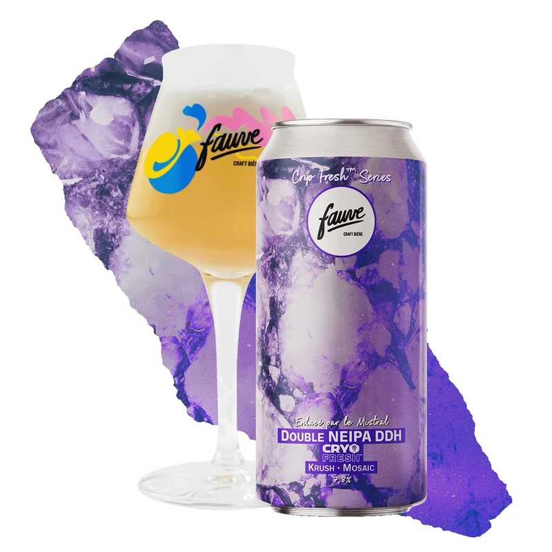 Enlacé par le Mistral - Double NEIPA DDH Cryo Fresh, Krush, Mosaic - 44cL