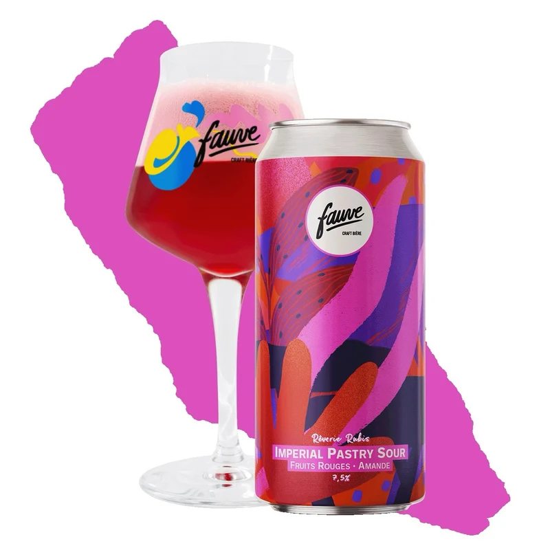Rêverie Rubis - Imperial Pastry Sour - Fruits Rouges, Amande - 44cL