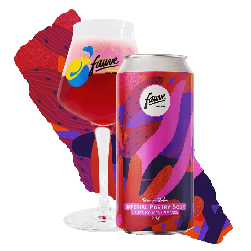 Rêverie Rubis - Imperial Pastry Sour - Fruits Rouges, Amande - 44cL