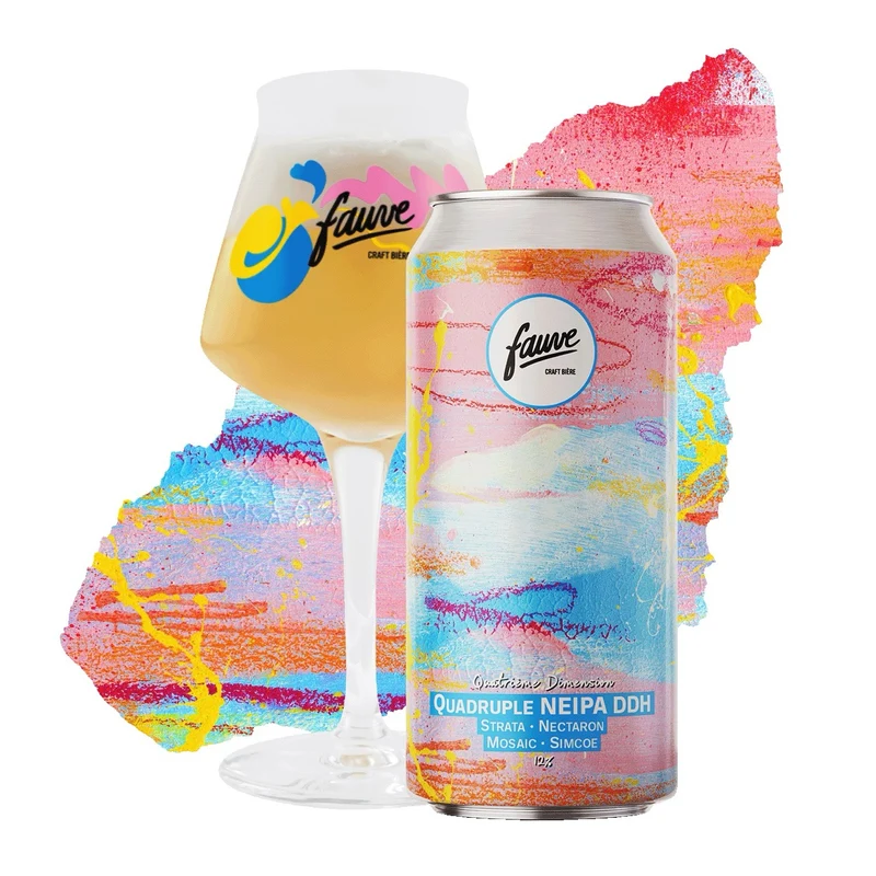 Quatrième Dimension - Quadruple NEIPA DDH - Strata, Nectaron, Mosaic, Simcoe - 44cL