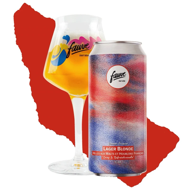 Douce France - Lager Française (de style Helles) aux malts et houblons français - 44cL