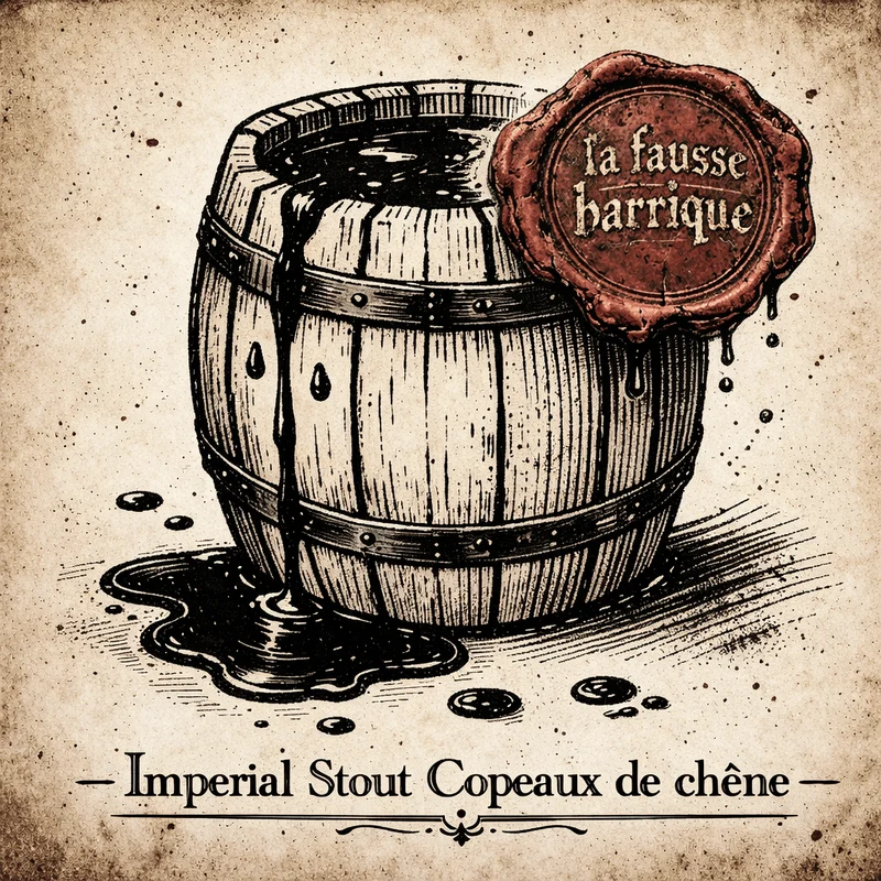 Kit Recette "La Fausse Barrique" - Imperial Stout copeaux de chêne