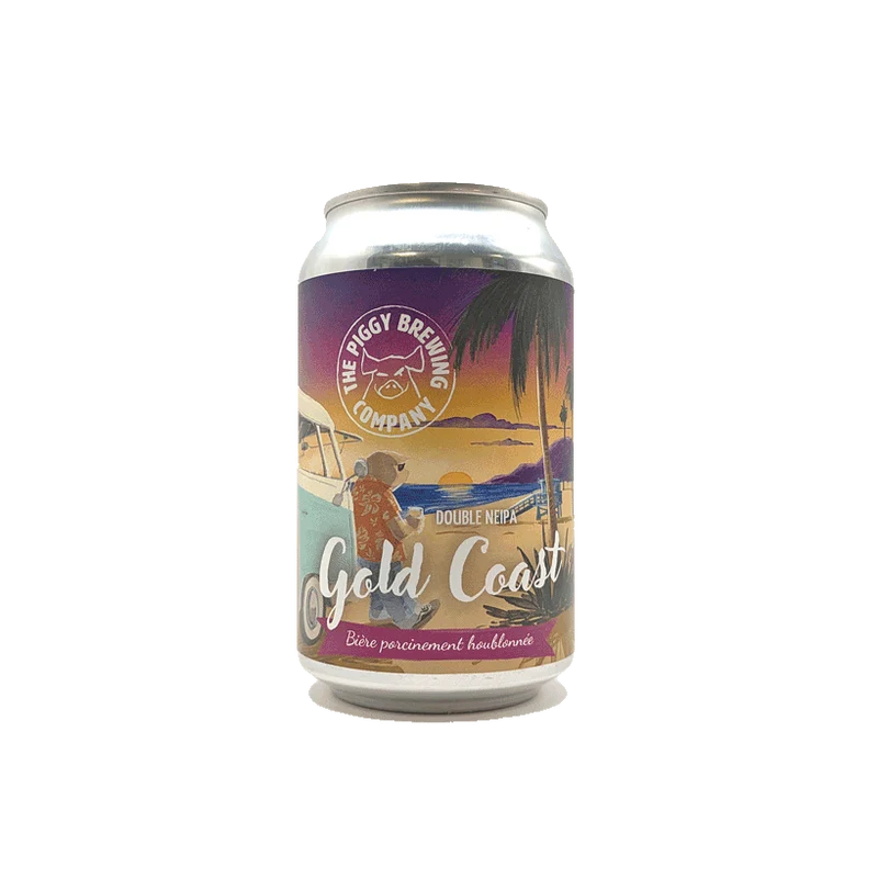 Piggy Brewing - Gold Coast 33cl | Double NEIPA DLUO Proche (09/26)