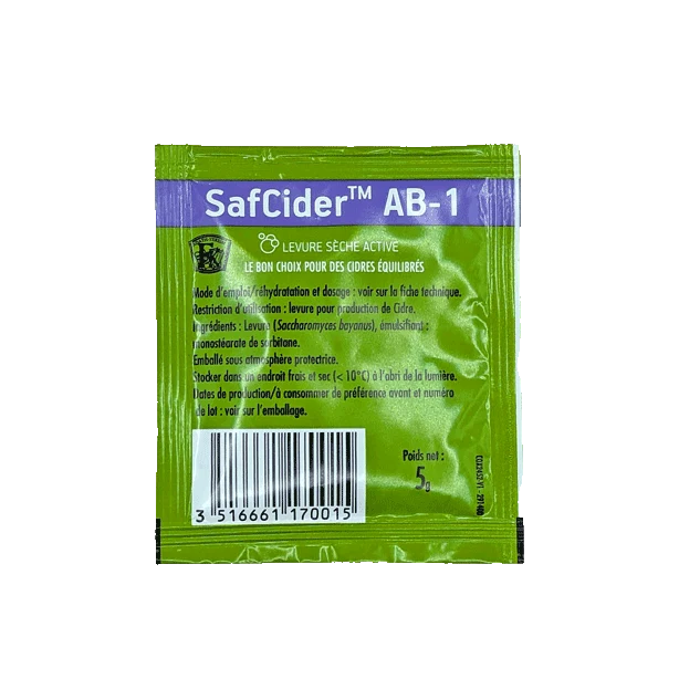 Levure de Cidre - SafCider AB-1 Fermentis - 5g