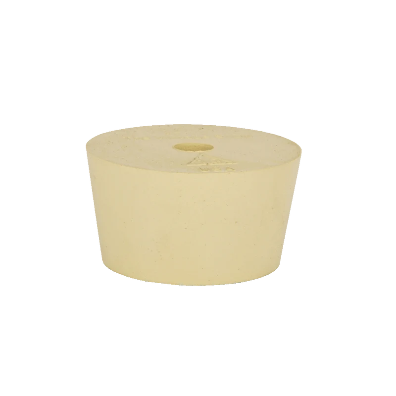 Bouchon caoutchouc pour dame-jeanne 12/23 litres PET - Trou 9 mm