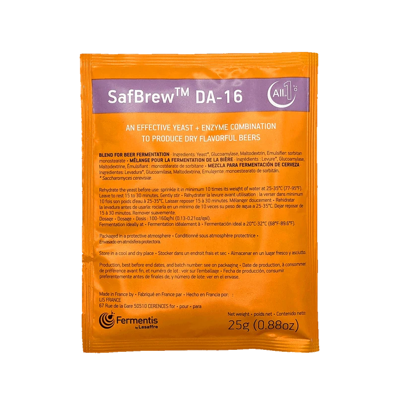 SafBrew DA-16 Fermentis - 25g
