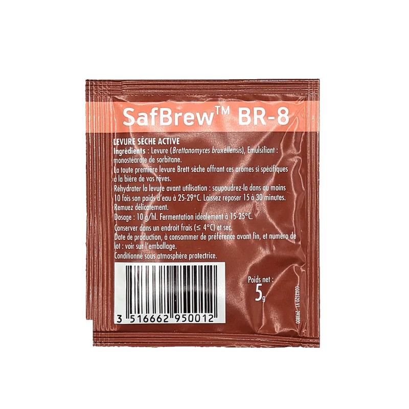 SafBrew BR-8 Fermentis Levure sèche Brett - 5g