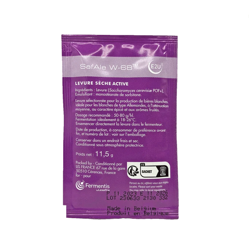 SafAle W-68 Fermentis - 11.5g