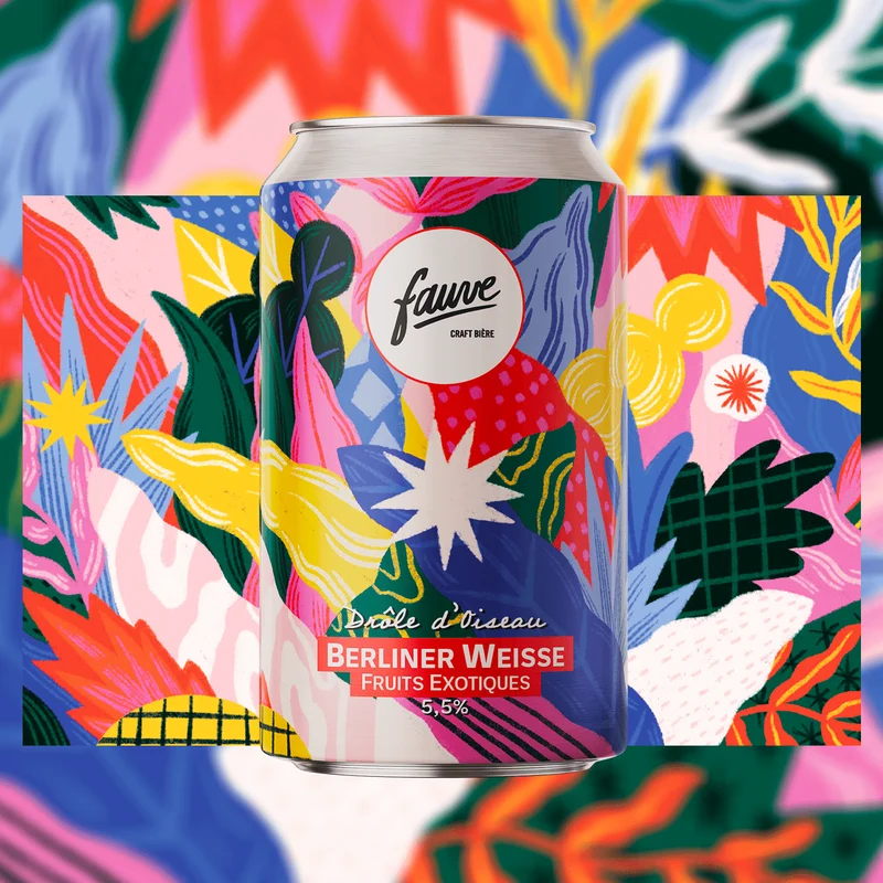 Drôle d'Oiseau - Berliner Weisse Fruits Tropicaux - 33cL
