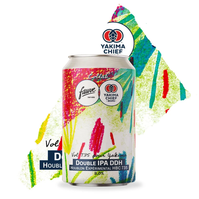 Vol 735 pour Yakima - DIPA DDH HBC 735 x Yakima Chief 33cL