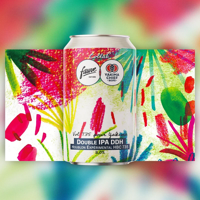 Vol 735 pour Yakima - DIPA DDH HBC 735 x Yakima Chief 33cL