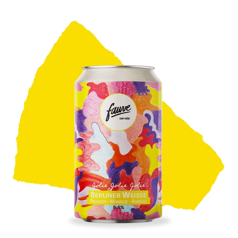 Jolie Jolie Jolie - Berliner Weisse Passion Mangue Ananas 33cL