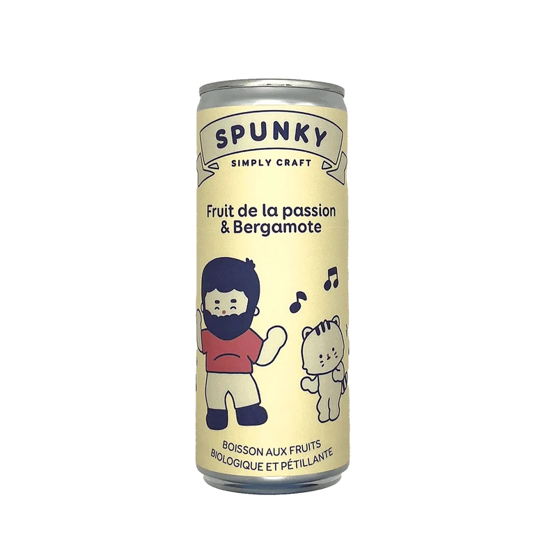 Spunky - Fruit de la Passion & Bergamote 25cl DLUO dépassée (07/26)