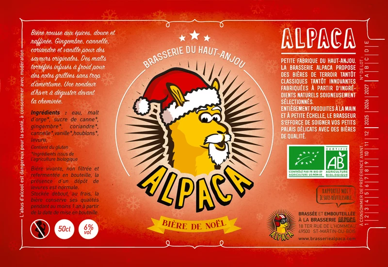Bière Noël Bouteille 50cL