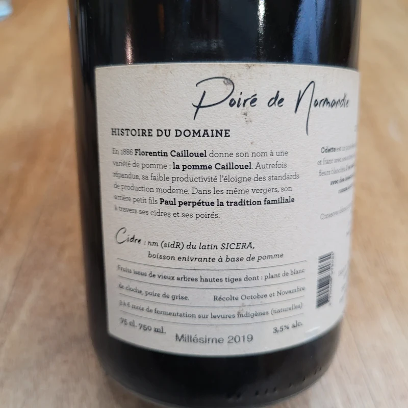 Poiré Odette - Sicera - 75cl