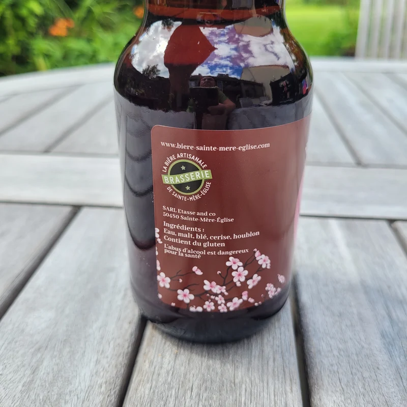 Bière à la Cerise - Brasserie de Sainte-Mère Eglise - 33cl