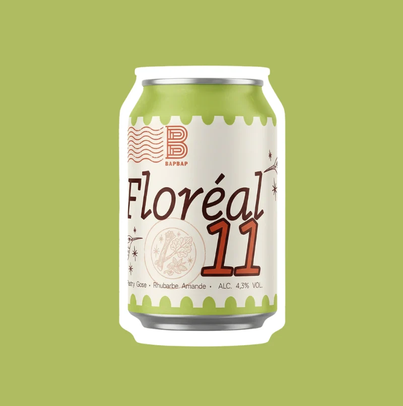 Floréal 11 — Pastry Gose rhubarbe & amande
