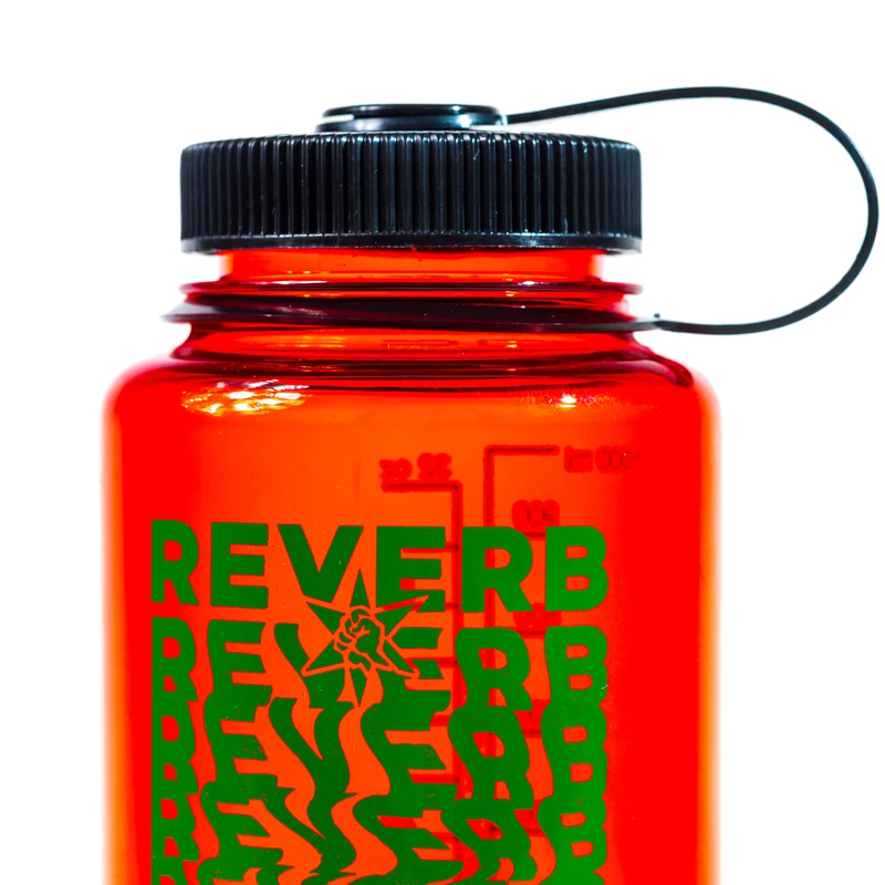 Reverb Nalgene Water Bottle- Red and Green