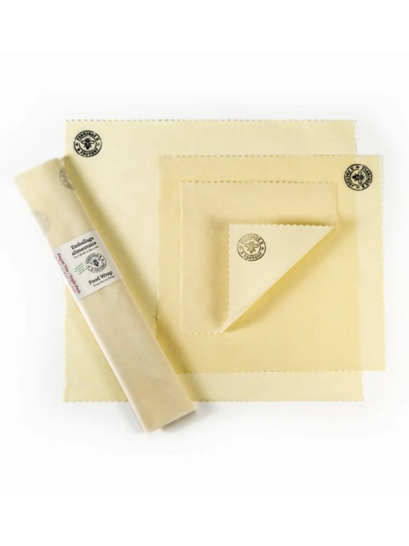 Emballage en cire d'abeille bio | Trio pack