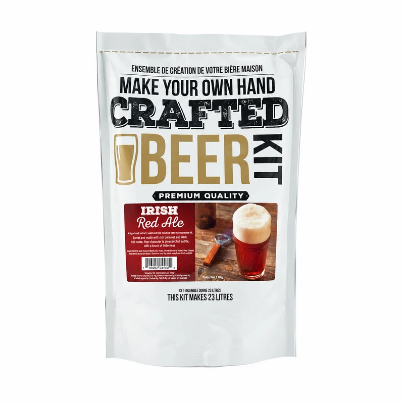 Kit bière maison 23 L - Irish Red Ale - Crafted Beer Kit