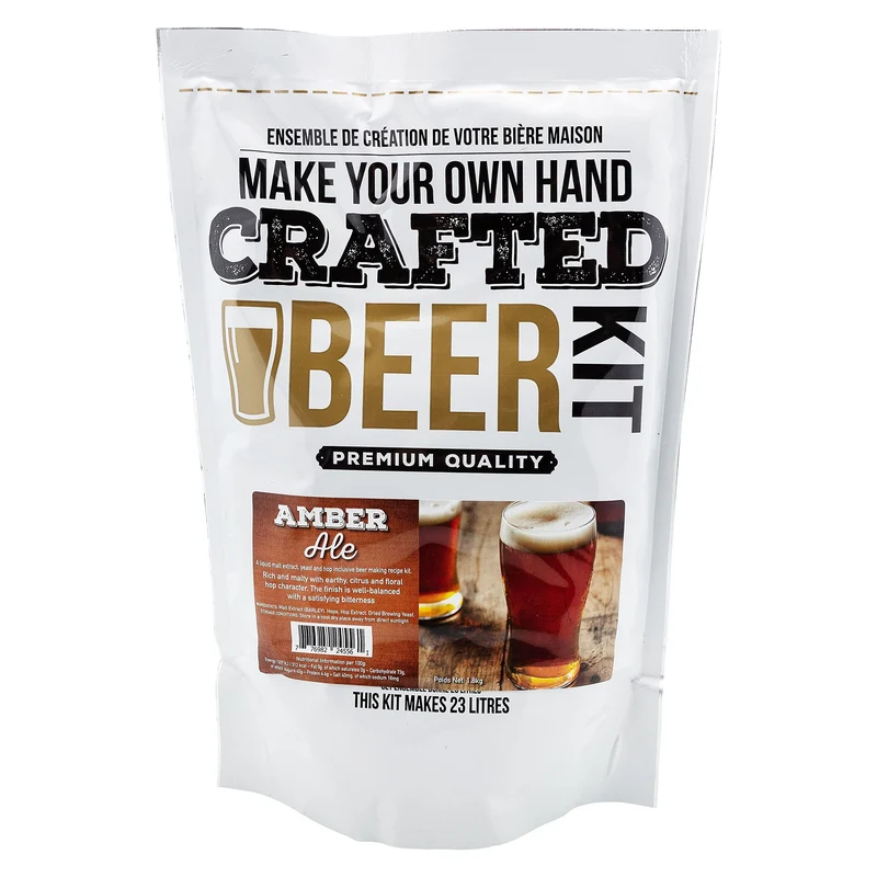 Kit bière maison 23 L - Amber Ale - Crafted Beer Kit