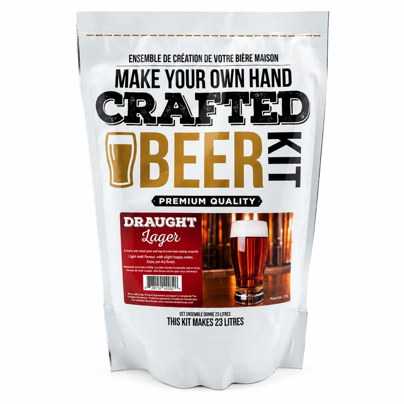 Kit bière maison 23 L - Draught Lager - Crafted Beer Kit