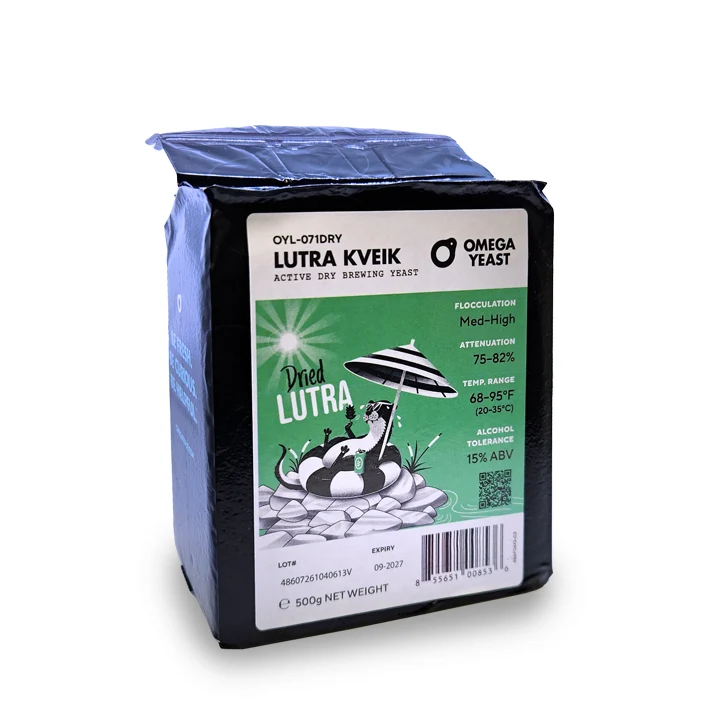 Levure sèche Lutra Kveik (OYL-071DRY) - Omega Yeast - 500g