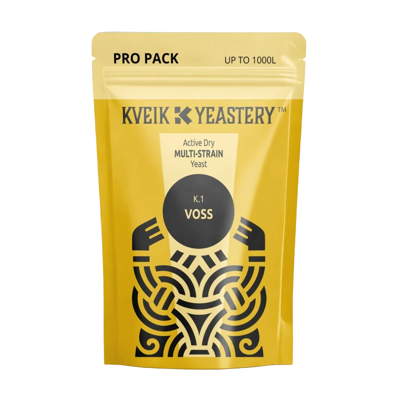 K.1 Voss | Levure Kveik Multi-Souches - Kveik Yeastery - 300G PRO PACK