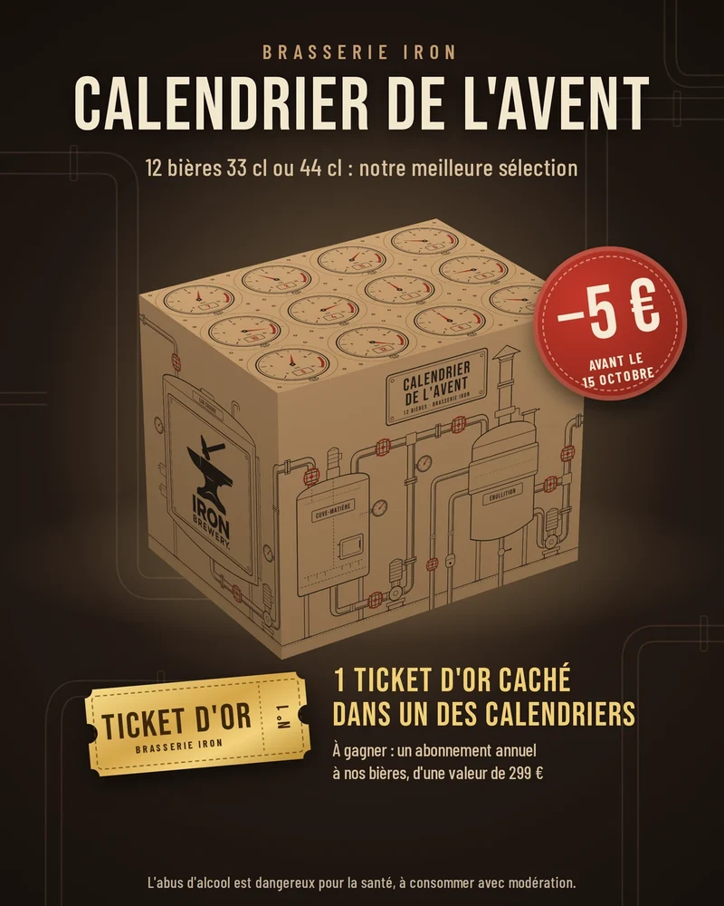 Calendrier de l'avent — 12 bières artisanales