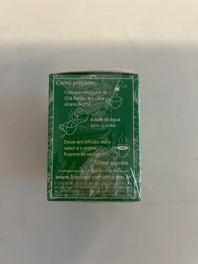 Combo - Chá de Erva-Doce - BARÃO - Contém 10 sachês - Compre 3 unidades e ganhe 10% de desconto