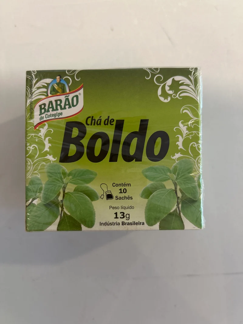 Combo - Chá de Boldo - BARÃO - Contém 10 sachês - Compre 3 e ganhe 10% de desconto