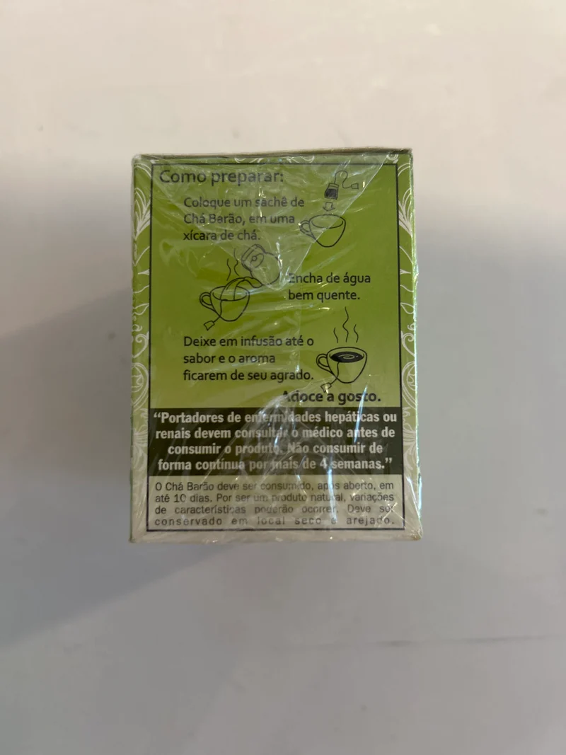 Combo - Chá de Boldo - BARÃO - Contém 10 sachês - Compre 3 e ganhe 10% de desconto