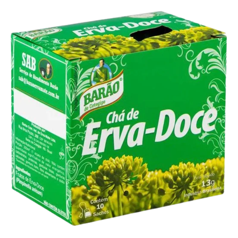Tisane à l'Anis verte (Chá de Erva-Doce) - BARÃO - Contém 10 sachês