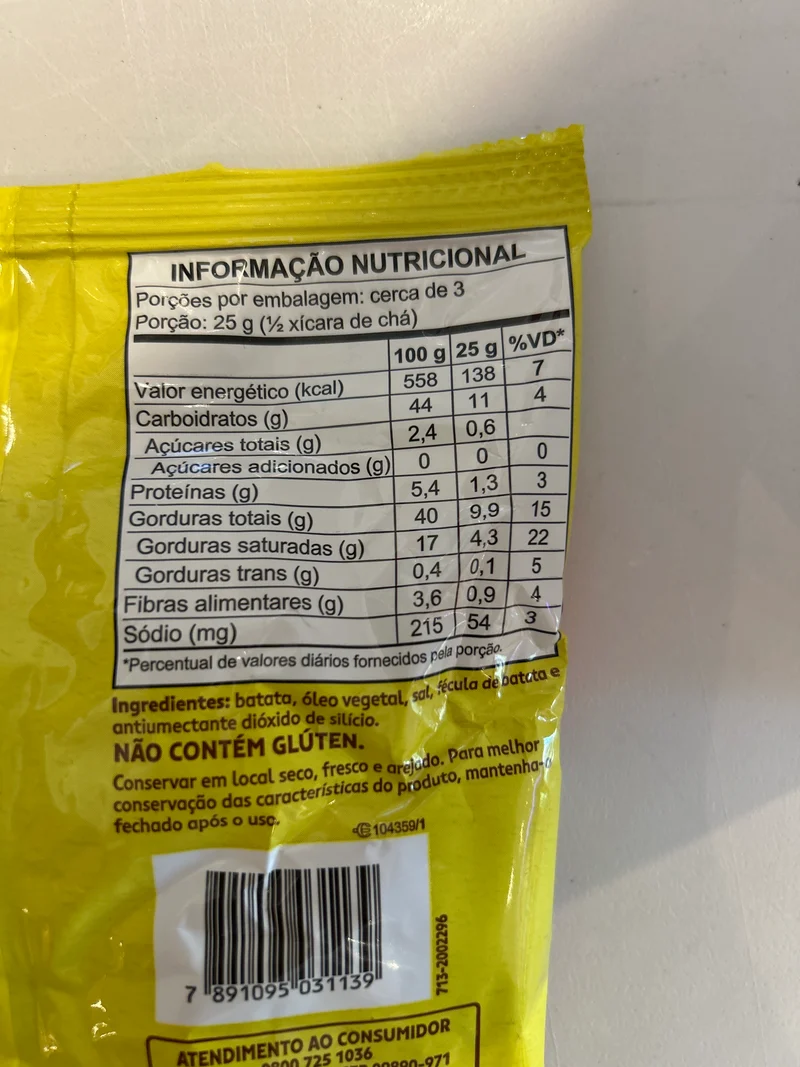 Combo - Batata Palha - YOKI - 70g - Compre 10 unidades e ganhe 10% de desconto