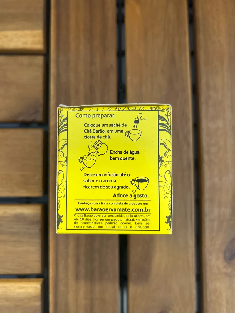 Tisane de Camomille (10 sachets) (Chá de Camomila 10 saches) BARÃO