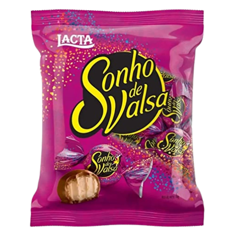 Bonbon au Chocolat fourrée à la crème de noix de cajou (Bombom Sonho de Valsa) - LACTA - 1kg