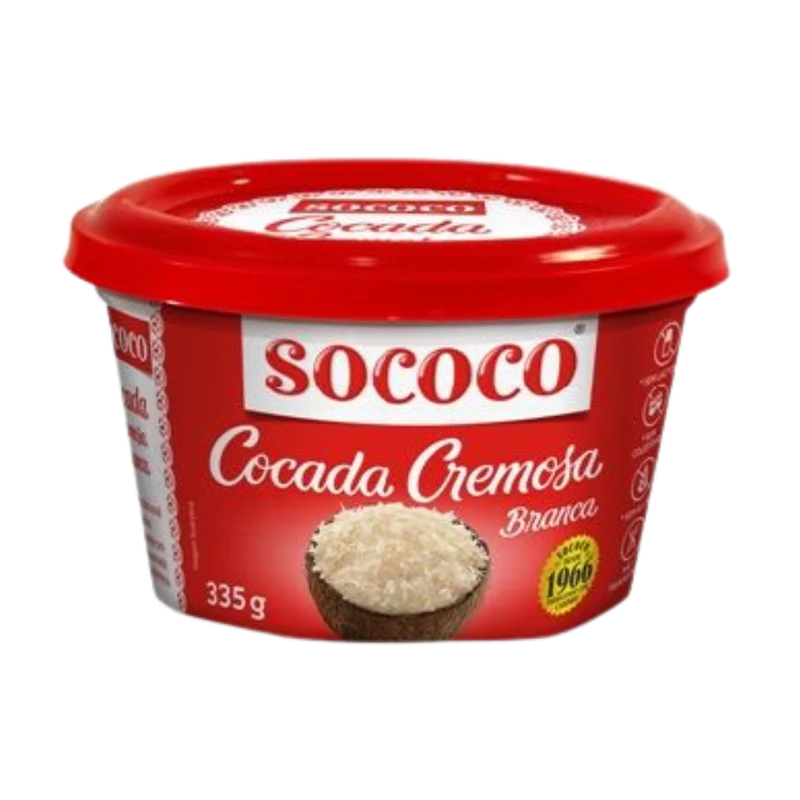 Dessert à la Noix de Coco (Cocada Branca Cremosa) - SOCOCO - 335g