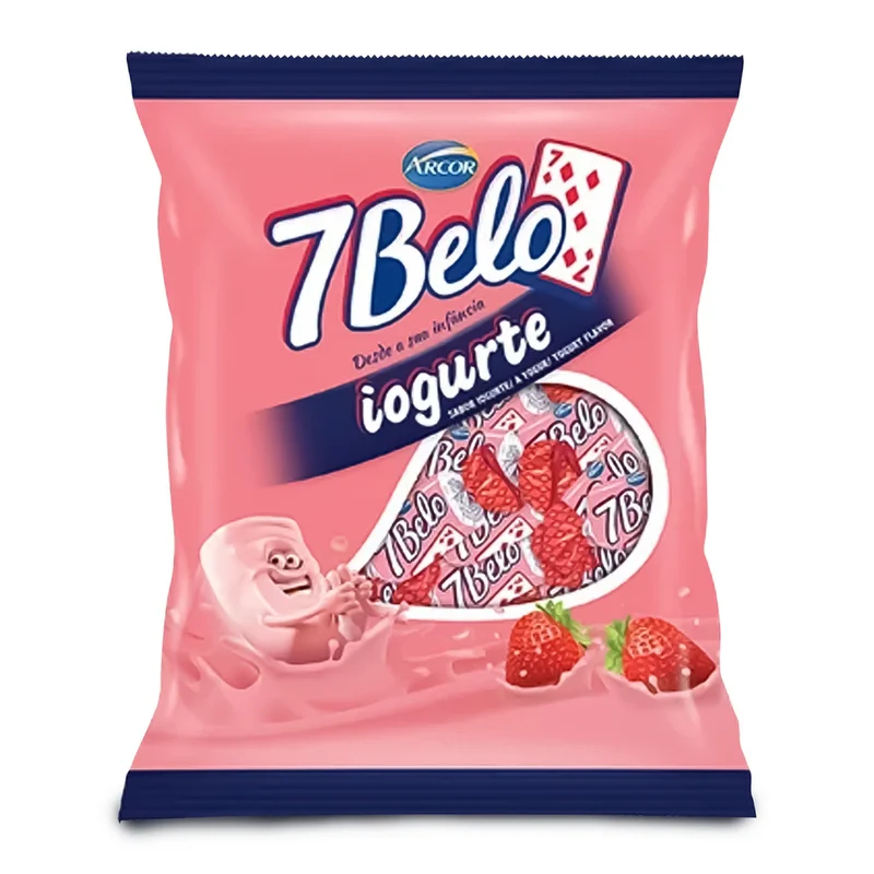 Bonbons Yaourt Sachet (Bala de Iogurte) – 7 Belo – 100g
